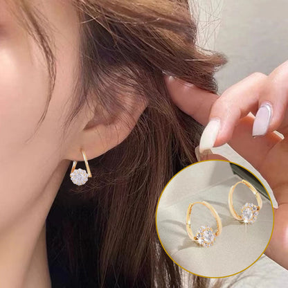 Ceoerty™ Elegant Zirconia Geometric Earrings