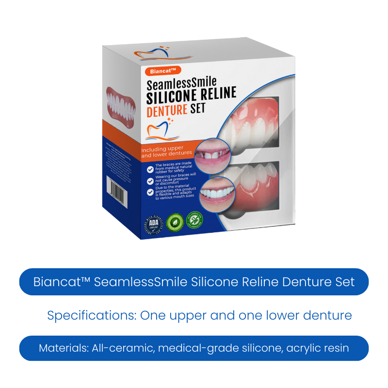 Biancat™ SeamlessSmile Silicone Reline Denture Set