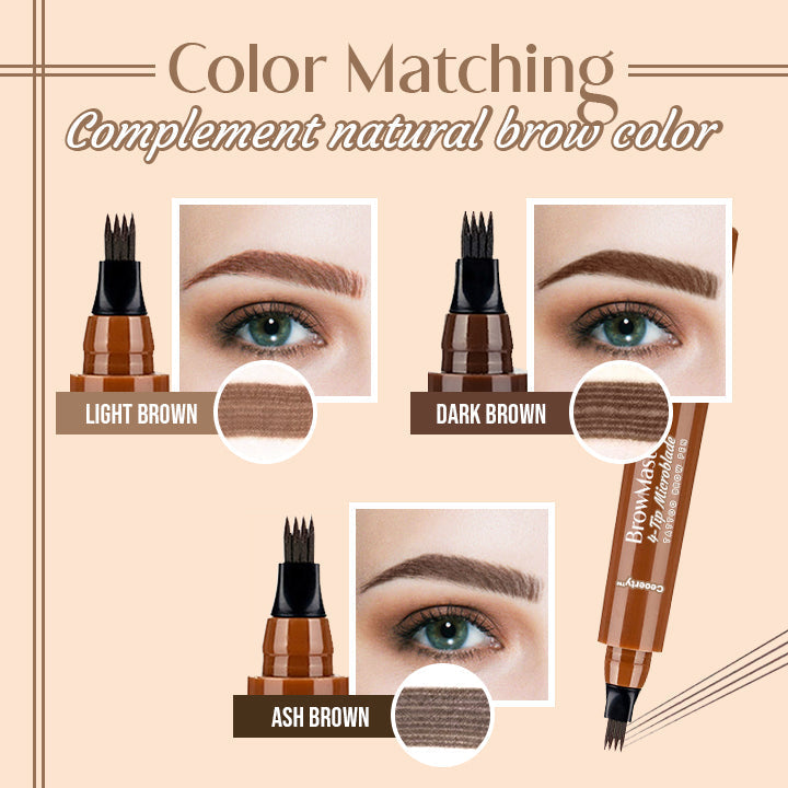 Ceoerty™ BrowMaster 4-Tip Microblade Tattoo Brow Pen