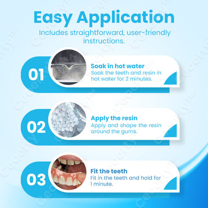 Ceoerty™ FlexYoSmile Silicone Denture Set