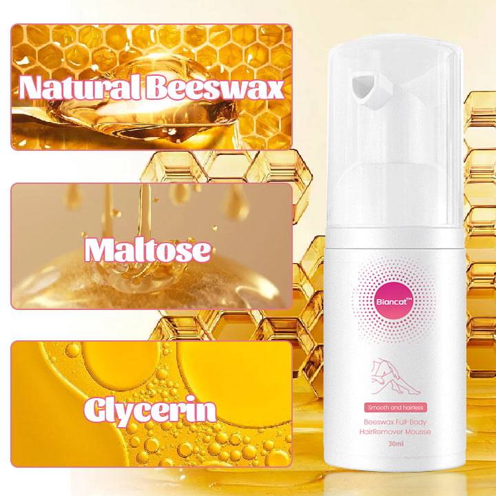 Biancat™ Beeswax Full-Body HairRemover Mousse